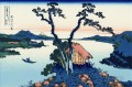 Lago Suwa en la provincia de Shinano Katsushika Hokusai japonés